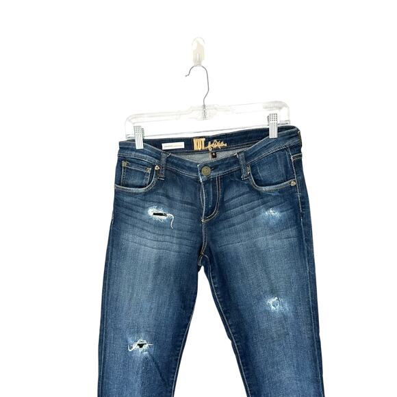 Kut from the Kloth Jeans Catherine Mid-Rise Slim Boyfriend Straight Leg Size‎ 4 - Picture 7 of 12